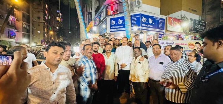 सांबर गल्ली व नारायण मेस्त्री मार्ग शिल्पाचा लोकार्पण सोहळा