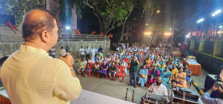 कुर्ला (पू.) येथील शिवसृष्टी विभागामधील विविध विकास कामांचे लोकार्पण