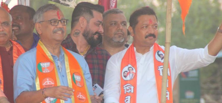 कुर्ला विधानसभेतील प्रभाग क्र. १६९ मधील विविध ठिकाणी महायुतीचे उमेदवार उज्ज्वल निकम यांची प्रचार फेरी